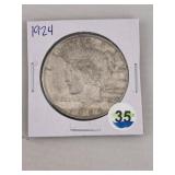 1924 Peace Silver Dollar Coin