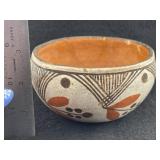 Acoma Pottery Vessel Indian Artifact Arrowhead