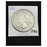 1922 Peace Silver Dollar Coin