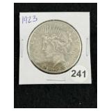 1923 Peace Silver Dollar Coin