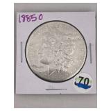 1885 O Morgan Silver Dollar Coin