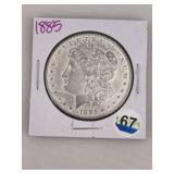 1885 Morgan Silver Dollar Coin