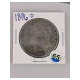 1896 O Morgan Silver Dollar Coin