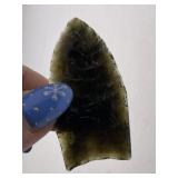 Obsidian Clovis Indian Artifact Arrowhead