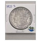 1921 S Morgan Silver Dollar Coin