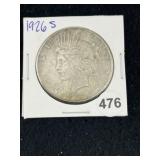 1926 S Peace Silver Dollar Coin