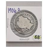 1906 O Barber Half Dollar Silver Coin