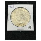 1923 Peace Silver Dollar Coin