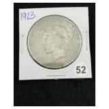 1923 Peace Silver Dollar Coin