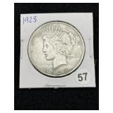 1923 Peace Silver Dollar Coin