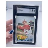 1965 Topps Pete Rose Baseball Card