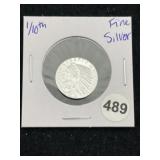 1/10th Fine Silver Coin