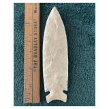 5 & 3/4" Graham Cave from Missouri Indian Artifact