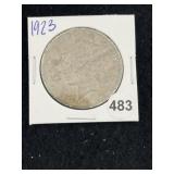1923 Peace Silver Dollar Coin