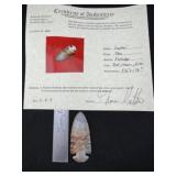 Dovetail with Thomas Matthews COA from Ohio Indian