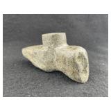 Miniature Human Effigy Stone Pipe Indian Artifact