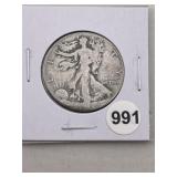 Walking Liberty Half Dollar Silver Coin