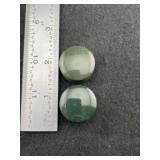 Pair of Ear Spools Indian Artifact Arrowhead