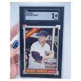 1966 Topps Mickey Mantle Baseball Card
