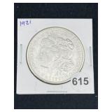1921 Morgan Silver Dollar Coin