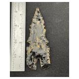 Obsidian Eccentric Indian Artifact Arrowhead