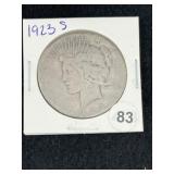 1923 S Peace Silver Dollar Coin