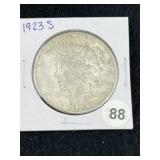 1923 S Peace Silver Dollar Coin