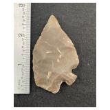 Cornertang Knife root beer translucent flint from