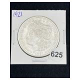 1921 Morgan Silver Dollar Coin