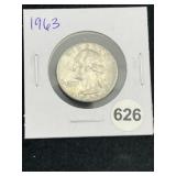 1963 Washington Quarter Silver Coin
