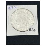 1921 S Morgan Silver Dollar Coin