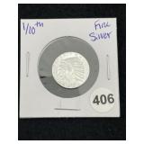 1/10th Fine Silver Coin