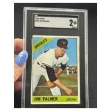 1966 Topps Jim Palmer Baseball Card