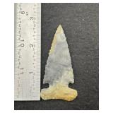 Side Notch Indian Artifact Arrowhead
