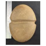 Large Hammerstone Indian Artifact Arrowhead