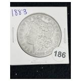 1883 Morgan Silver Dollar Coin