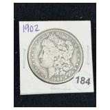 1902 Morgan Silver Dollar Coin