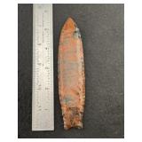 Obsidian Mahogany Clovis Indian Artifact Arrowhead