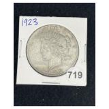 1923 Peace Silver Dollar Coin