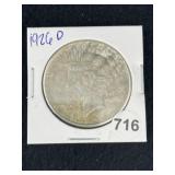 1926 D Peace Silver Dollar Coin