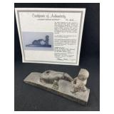 Eskimo Pipe with Byron Anderson COA from Alaska ex