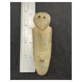 Owl Effigy Stone Pipe Indian Artifact Arrowhead
