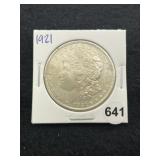 1921 Morgan Silver Dollar Coin