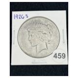 1926 S Peace Silver Dollar Coin