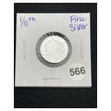 1/10th Fine Silver Coin