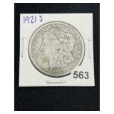 1921 S Morgan Silver Dollar Coin