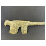 Dog Effigy Monolithic Axe Indian Artifact Arrowhea
