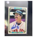 Wade Boggs Hand Signed Authentic Autograph Basebal