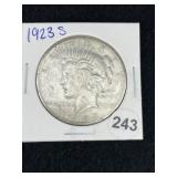1923 S Peace Silver Dollar Coin