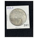 1923 S Peace Silver Dollar Coin